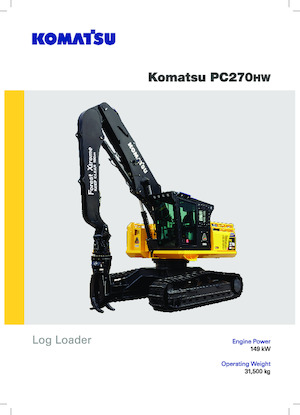 Bageri gusjeničari Komatsu PC270HW