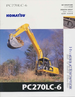 Bageri gusjeničari Komatsu PC270LC-6