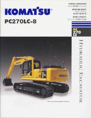Bageri gusjeničari Komatsu PC270LC-8