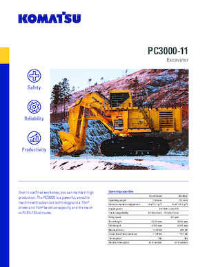 Bageri gusjeničari Komatsu PC3000-11 