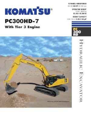 Bageri gusjeničari Komatsu PC300HD-7
