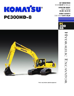 Bageri gusjeničari Komatsu PC300HD-8