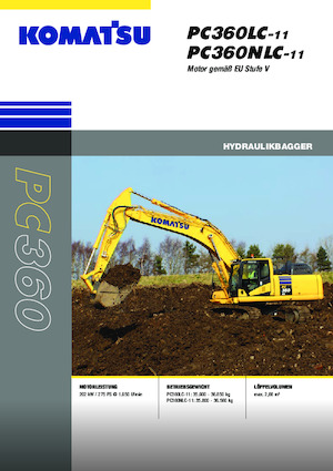 Bageri gusjeničari Komatsu PC360LC-11E0