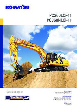 Bageri gusjeničari Komatsu PC360LCi-11 