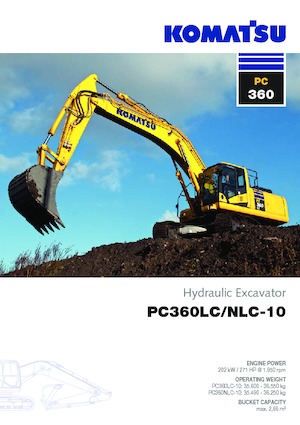 Bageri gusjeničari Komatsu PC360NLC-10