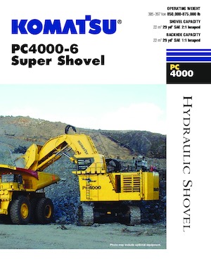 Bageri gusjeničari Komatsu PC4000-6 