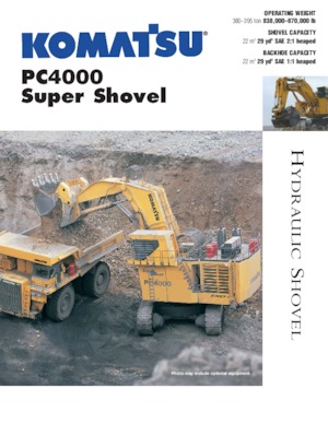 Bageri gusjeničari Komatsu PC4000