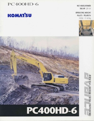 Bageri gusjeničari Komatsu PC400HD-6