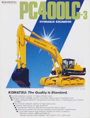 Bageri gusjeničari Komatsu PC400LC-3