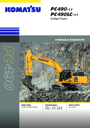 Bageri gusjeničari Komatsu PC490-11E0