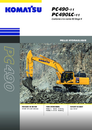 Bageri gusjeničari Komatsu PC490-11E0