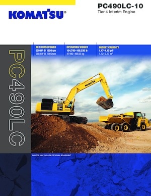 Bageri gusjeničari Komatsu PC490LC-10