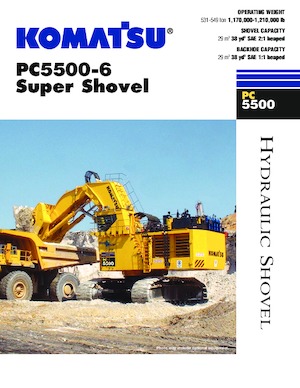 Bageri gusjeničari Komatsu PC5500-6