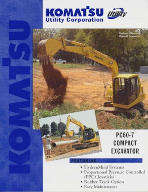 Bageri gusjeničari Komatsu PC60-7