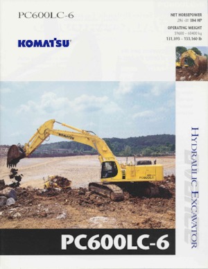 Bageri gusjeničari Komatsu PC600-6