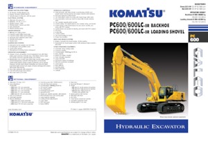 Bageri gusjeničari Komatsu PC600-8R