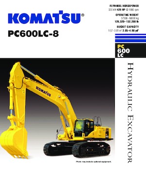 Bageri gusjeničari Komatsu PC600LC-8