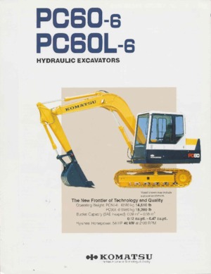 Bageri gusjeničari Komatsu PC60-6