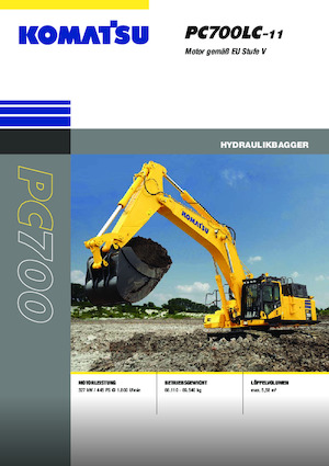 Bageri gusjeničari Komatsu PC700LC-11E0