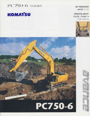 Bageri gusjeničari Komatsu PC750-6