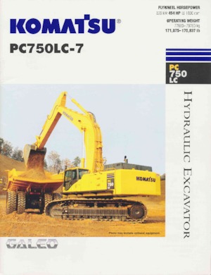Bageri gusjeničari Komatsu PC750LC-7