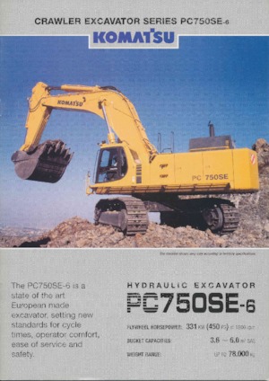 Bageri gusjeničari Komatsu PC750SE-6