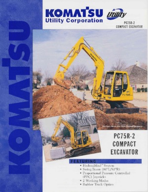 Bageri gusjeničari Komatsu PC75R-2