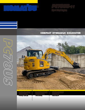 Bageri gusjeničari Komatsu PC78US-11