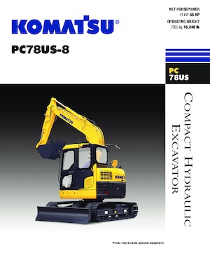 Bageri gusjeničari Komatsu PC78US-8