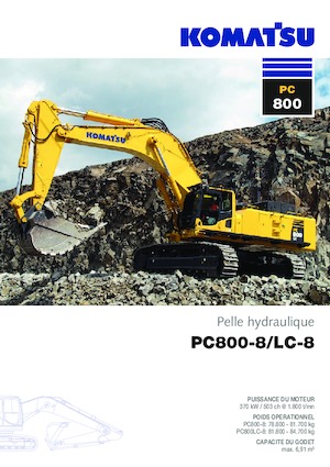 Bageri gusjeničari Komatsu PC800-8 
