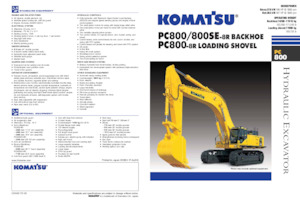 Bageri gusjeničari Komatsu PC800-8R