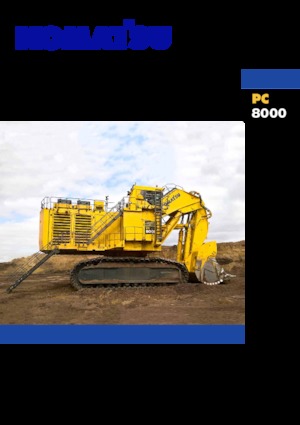 Bageri gusjeničari Komatsu PC8000-11 