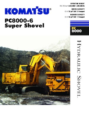 Bageri gusjeničari Komatsu PC8000-6