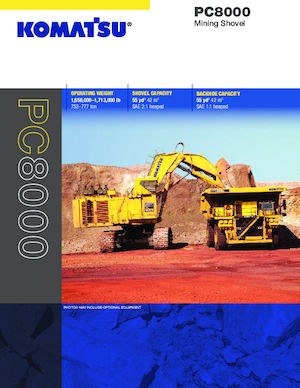 Bageri gusjeničari Komatsu PC8000