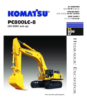 Bageri gusjeničari Komatsu PC800LC-8/PC800-8