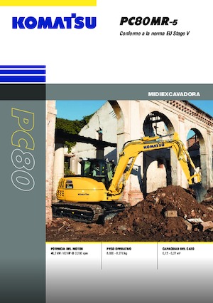 Bageri gusjeničari Komatsu PC80MR-5E0