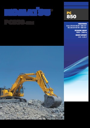 Bageri gusjeničari Komatsu PC850-8R1