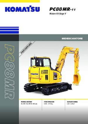 Bageri gusjeničari Komatsu PC88MR-11E0