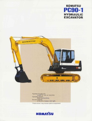 Bageri gusjeničari Komatsu PC90-1