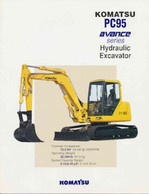 Bageri gusjeničari Komatsu PC95