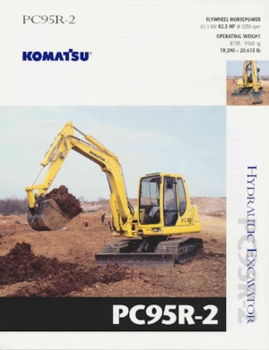 Bageri gusjeničari Komatsu PC95R-2