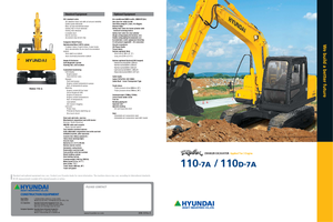 Bageri gusjeničari Hyundai R 110 D-7 A