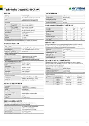 Bageri gusjeničari Hyundai R 235 LCR-9 A