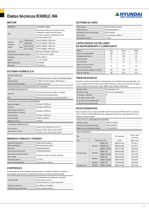 Bageri gusjeničari Hyundai R 300 NLC-9 A