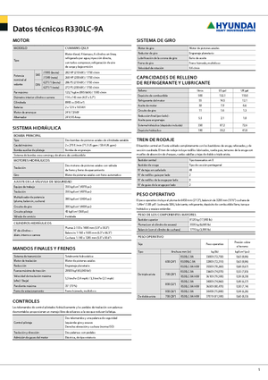 Bageri gusjeničari Hyundai R 330 NLC-9 A
