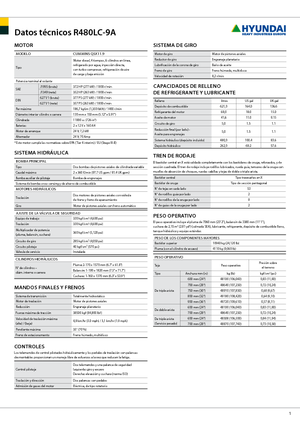 Bageri gusjeničari Hyundai R 480 LC-9 A