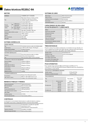 Bageri gusjeničari Hyundai R 520 LC-9 A