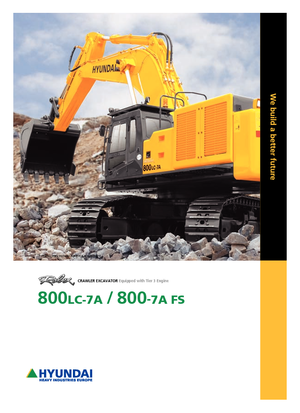 Bageri gusjeničari Hyundai R 800 LC 7A