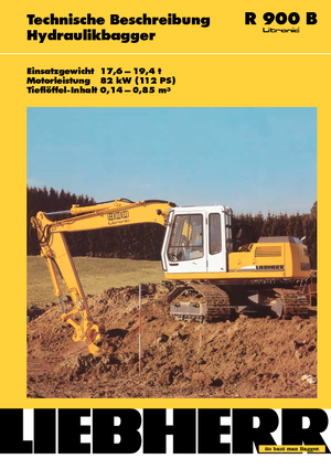 Bageri gusjeničari Liebherr R 900 B Litronic