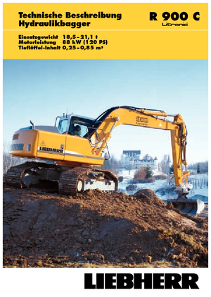Bageri gusjeničari Liebherr R 900 C Litronic